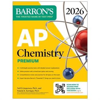 AP Chemistry Premium, 2026: Prep Book with 6 Practice Tests + Comprehensive Review + Online Practice