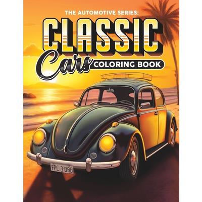 Classic Cars Coloring Book