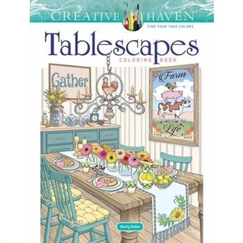 Creative Haven Tablescapes Coloring Book