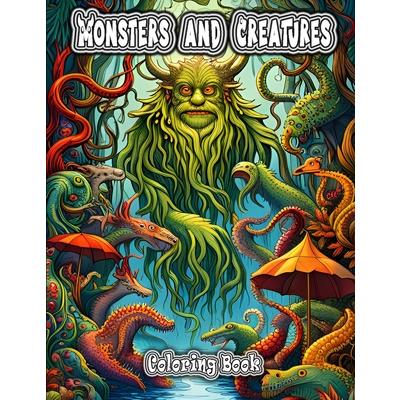 Monsters and Creatures Coloring Book