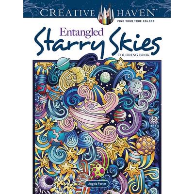 Creative Haven Entangled Starry Skies Coloring Book