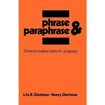 Phrase and Paraphrase