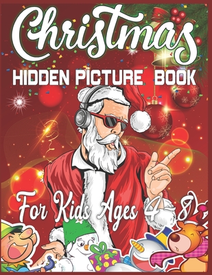 Christmas Hidden Picture Book For Kids Ages 4-8