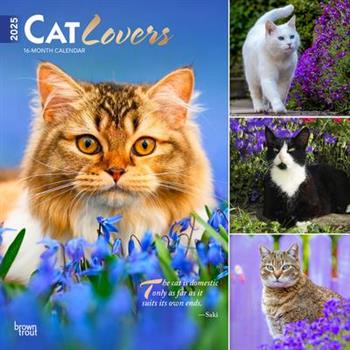 Cat Lovers 2025 12 X 24 Inch Monthly Square Wall Calendar Foil Stamped Cover Plastic-Free Cat Lovers 2025 12 X 24 Inch Monthly Square Wall Calendar Foil Stamped Cover Plastic-Free