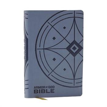 NKJV Armor of God Bible, Blue/Gray Leathersoft (Children's Bible, Red Letter, Comfort Print, Holy Bible): New King James Version
