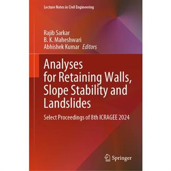 Analyses for Retaining Walls, Slope Stability and Landslides