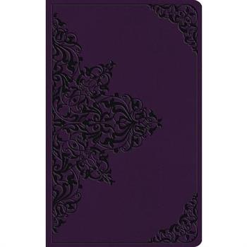 ESV Large Print Value Thinline Bible (Trutone, Lavender, Filigree Design)