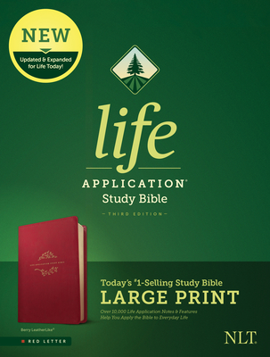 NLT Life Application Study Bible Third Edition Large Print (Red Letter Leatherlike Ber