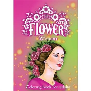 Flower Women coloring book