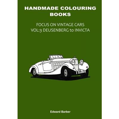 Handmade Colouring Books - Focus on Vintage Cars Vol