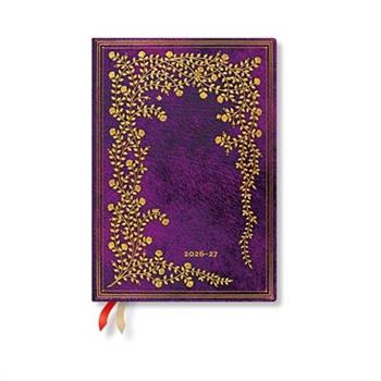 2027 New York Rose MIDI Horizontal Softcover 18-Month Weekly Planner, 224pg, 80gsm by Paperblanks (Gilded Age)