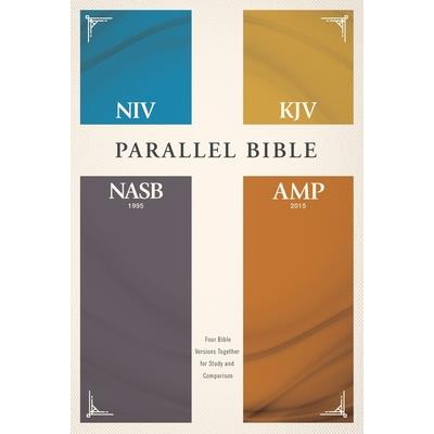 Niv, Kjv, Nasb, Amplified, Parallel Bible, Hardcover