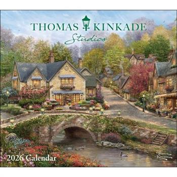 Thomas Kinkade Studios 2026 Deluxe Wall Calendar