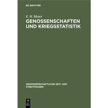Genossenschaften und Kriegsstatistik