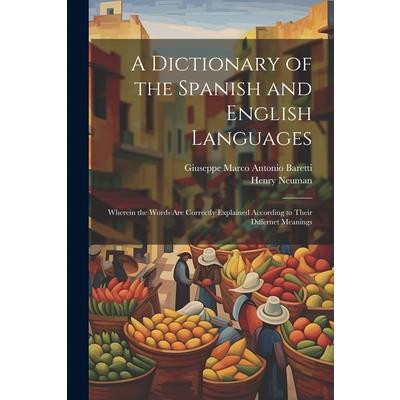 A Dictionary of the Spanish and English Languages