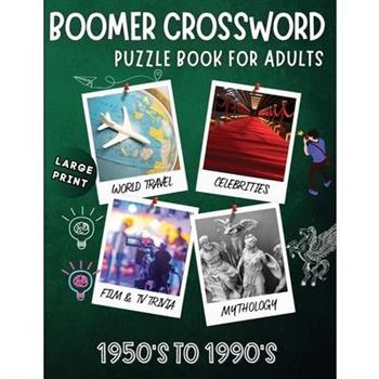 Boomer crossword puzzle book for adults