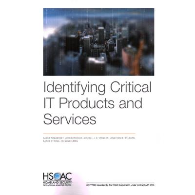 Identifying Critical It Products and Services