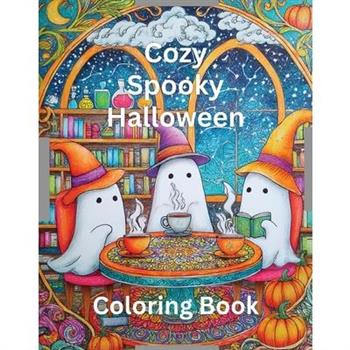 Cozy Spooky Halloween Coloring Book