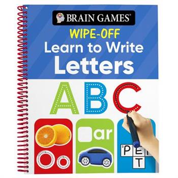 Brain Games Wipe-Off Learn to Write: Letters (Kids Ages 3 to 6)