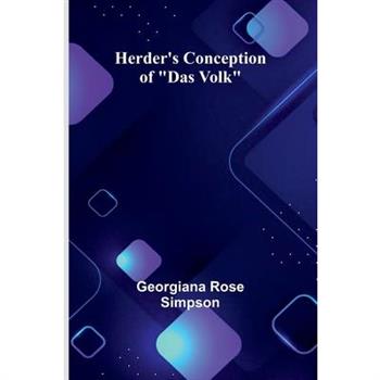 Herder'S Conception Of "Das Volk"