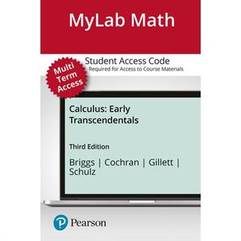 Calculus Mylab Math With Pearson Etext Standalone Access Card