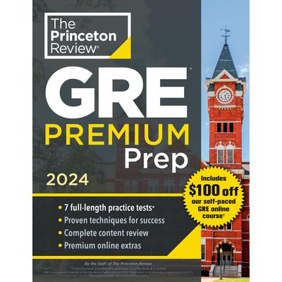 Princeton Review GRE Premium Prep, 2024