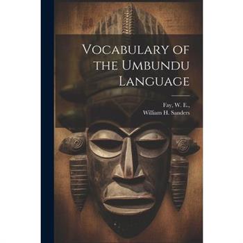 Vocabulary of the Umbundu Language