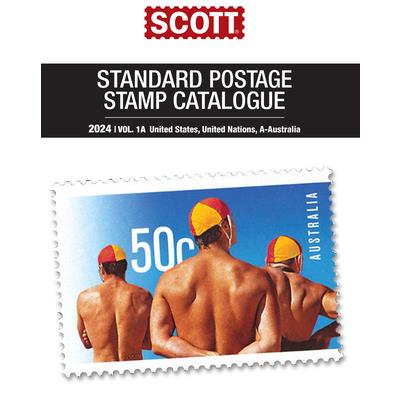 2024 Scott Stamp Postage Catalogue Volume 1: Cover Us, Un, Countries A-B (2 Copy Set)