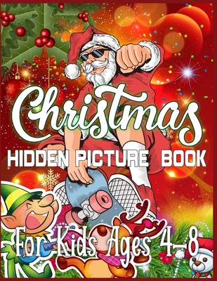 Christmas Hidden Picture Book For Kids Ages 4-8