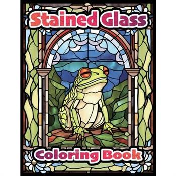 Stained Glass Coloring Book for All Ages