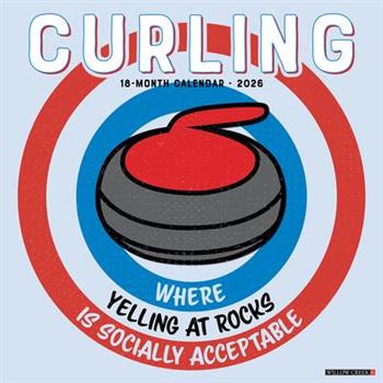 Curling 12 X 12 Wall Calendar