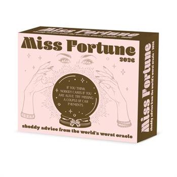 Miss Fortune: Slightly Psychic, Mostly Clueless 2026 5.4 X 6.2 Box Calendar