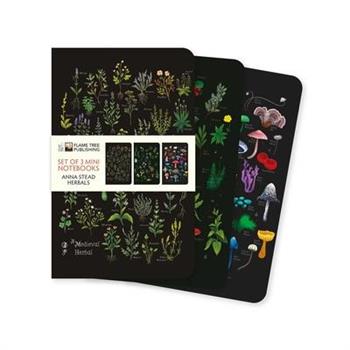 Anna Stead: Herbals Set of 3 Mini Notebooks