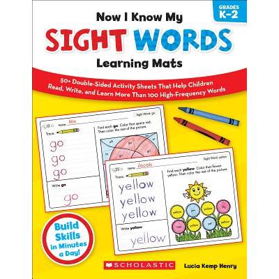 Now I Know My Sight Words Learning Mats