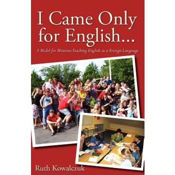 I Came Only for English...