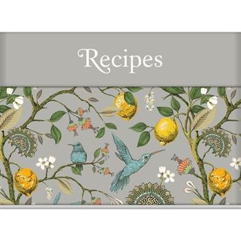 Recipes - Recipe Card Collection Tin (Floral Birds & Lemons)