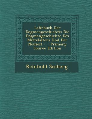 Lehrbuch Der Dogmengeschichte