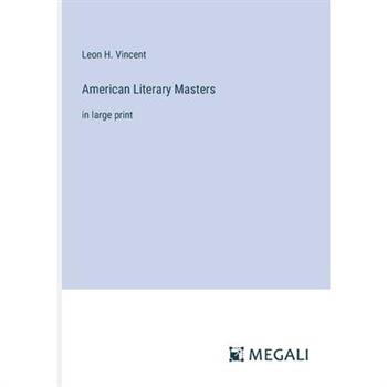 American Literary Masters