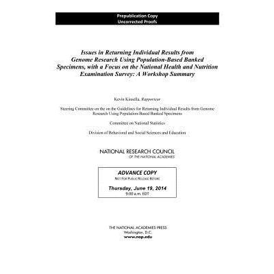 Issues in Returning Individual Results from Genome Research Using Population-based Banked