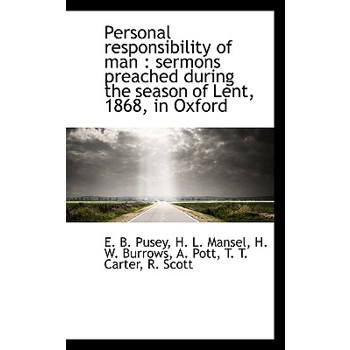 Personal Responsibility of Man