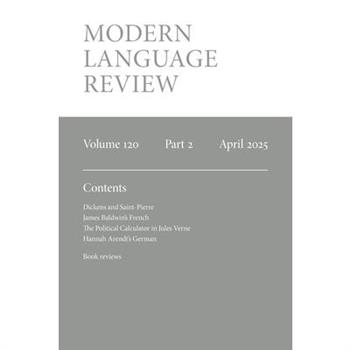 Modern Language Review (120.2) April 2025