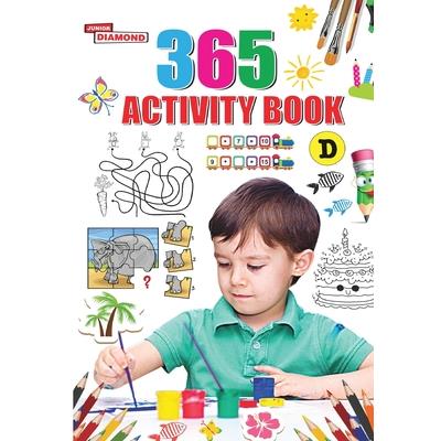 365 Activity Book D For Kids Match the Pair, Find the Difference, Puzzles, Crosswords, Join the Dots, Colouring, Drawing and Brain Teasers