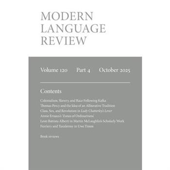 Modern Language Review (120.4) October 2025