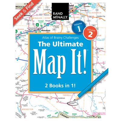 Rand McNally: The Ultimate Map It!(tm) Seek & Find Atlas of Brainy Challenges