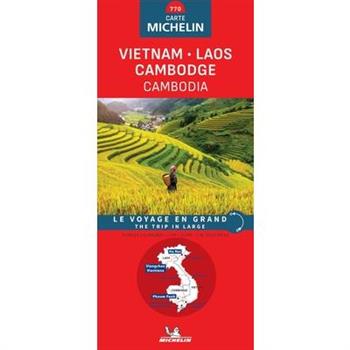 Michelin Vietnam Laos Cambodia Map 770