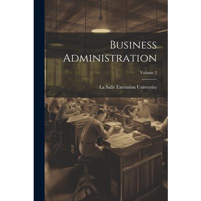Business Administration; Volume 2