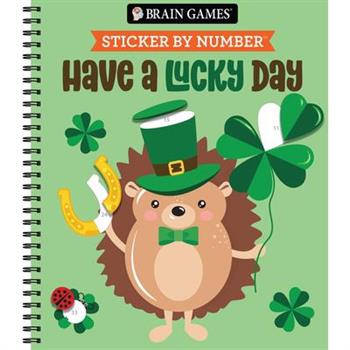 Brain Games - Sticker by Number: Have a Lucky Day