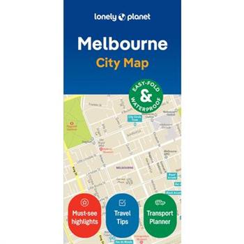 Lonely Planet Melbourne City Map