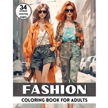 Fashion Coloring Book for Adults
