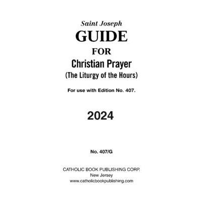 Christian Prayer Guide Large Type 2024
